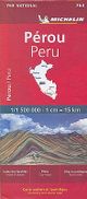 Peru Road Map 763 Michelin