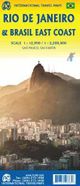 Rio De Janeiro City Street Map East Coast Brazil Road Map ITMB