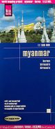 Myanmar Burma Folded Travel and Road Map by Reise