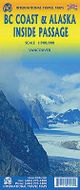 British Columbia Coast & Alaska Inside Passage Travel & Reference Map - Cover