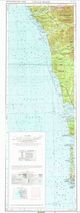Copalis Beach Washington Area USGS Topographic Map 1 to 250k scale