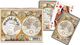 World Map Double Playing Cards Decks