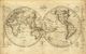 World 1839 Antique Map Replica