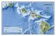 Hawaii Wall Map Classic Blue Poster National Geographic