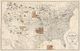 Historic Indian Reservations United States Wall Map from late 1800s