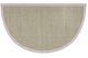 Sunset Natural Sisal Reversible Half Round Hearth Rugs