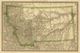 Montana 1881 Antique Map Replica