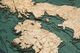 United Kingdom 3D Nautical Wood Chart - Detail