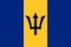 Barbados Flag - Mini