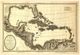West Indies 1806 Antique Map Replica