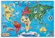 World Floor Puzzle for Kids 2 x 3