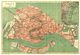 Venice Italy 1886 Antique Map Reproduction