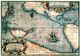 Pacific Ocean 1589 Antique Map
