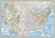 United States Wall Map Classic Blue Large National Geographic