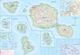Tahiti Travel Map Polynesian Cruising Map by ITMB Back