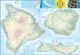 Hawaii Travel Map by ITM - Big Island, Kauai, Molokai