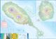 Antigua, St. Kitts & Nevis Travel Map by ITM - St. Kitts & Nevis Map
