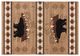 Cabin Bear Tan Mountain Hearth Rug