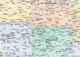 United States Political Wall Map by Rand McNally Classic Ed Detail