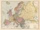 Europe 1912 Antique Map Replica