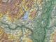 New York State Wall Map with Shaded Relief by Raven Maps - Detail