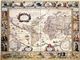 World 1635 Antique Map