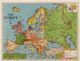 Europe 1920s Antique Map Replica