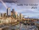 2025 Seattle Tide Graph Calendar, Large 10"x13"