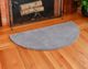 Half Round Hearth Rug - Dove Grey