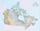 Canada Raised Relief Map 3D