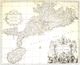 China 1737 Antique Map Replica