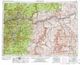 The Dalles Area USGS 1:250K Topographic USGS Map Wall