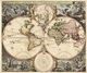 World 1690 Antique Map Replica by Visscher