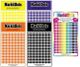 Assorted Solid Dots- 8 Colors|2400 Dots- 300 of each color