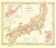 Japan 1855 Antique Map Replica