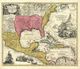 North and Central America 1759 Antique Map Replica