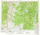 Okanogan 1:250K Topographic Wall Map USGS