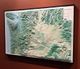 Washington State Raised Relief Map 3D - Framed