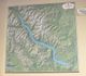 Lake Chelan Shaded Relief Wall Map Framed
