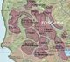 Italy Wine Regions Artistic Wall Map with Shaded Relief Detail