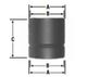 Selkirk DSP 6" Double Wall Chimney Pipe Adapter