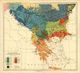 Balkans 1918 Antique Map Replica