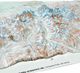 Denali National Park Raised Relief Map - Detail