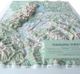 Grand Teton National Park Raised Relief Map 3D - Detail