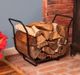 Wrought Iron Wood Holders and Carts