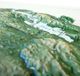 Adirondack Park Raised Relief Map 3-D - Detail