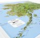 Alaska 3D Raised Relief Map - Detail