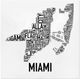 Miami Neighborhood Graphic by Ork