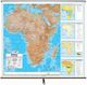 Africa Physical Classroom Style Pull Down Wall Maps