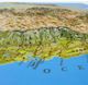 United States Raised Relief Map 3D - Detail